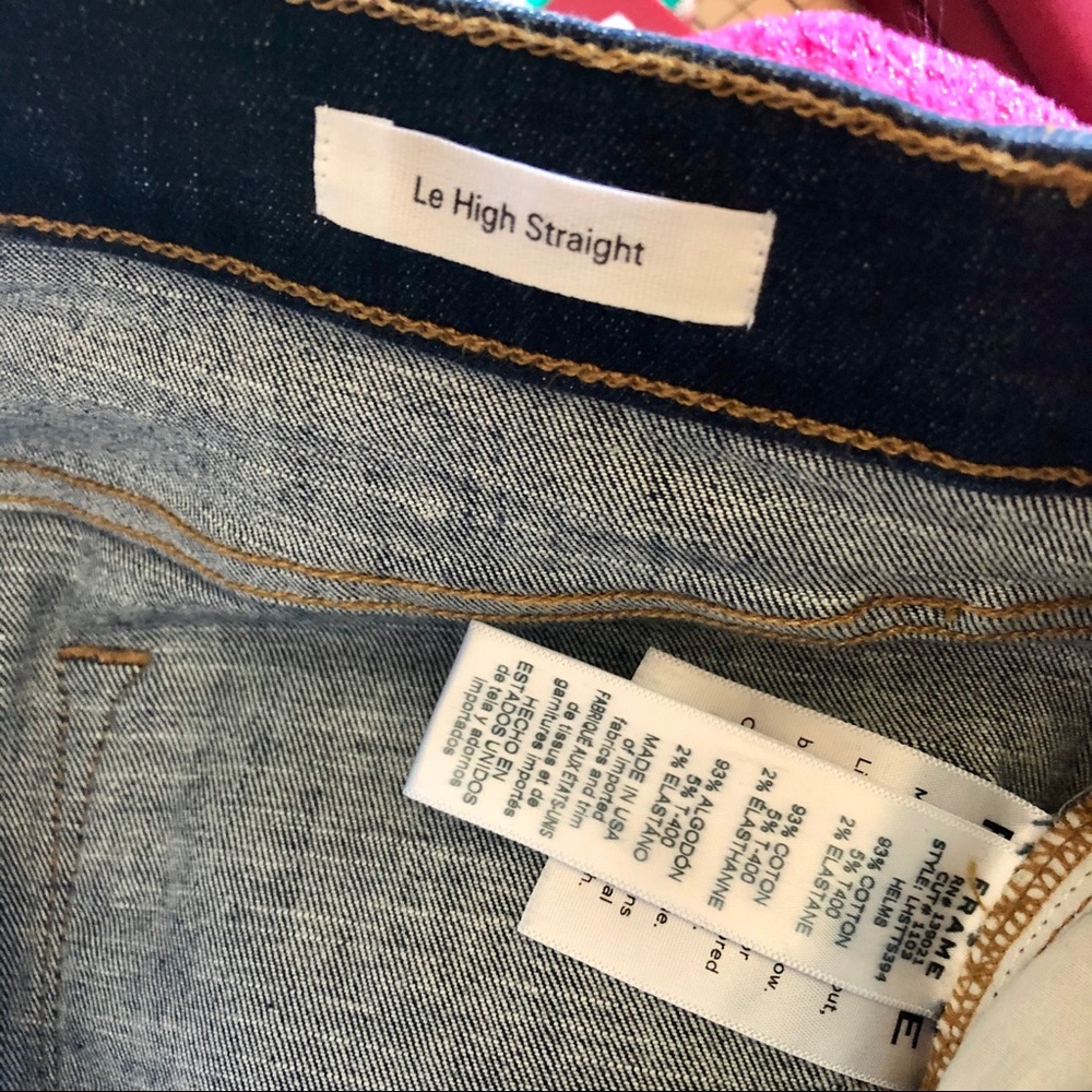 FRAME Denim Le High Straight - Picture 6 of 7